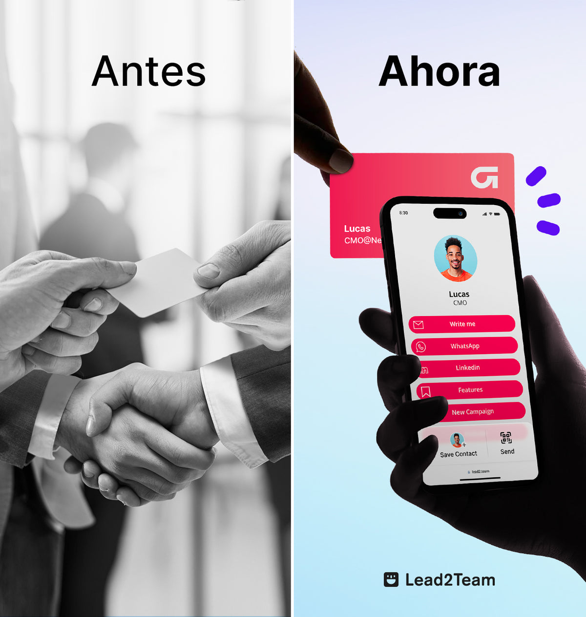 Tarjeta NFC personalizada con tu logo